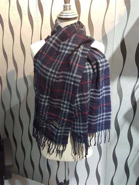 burberry blue label scarf